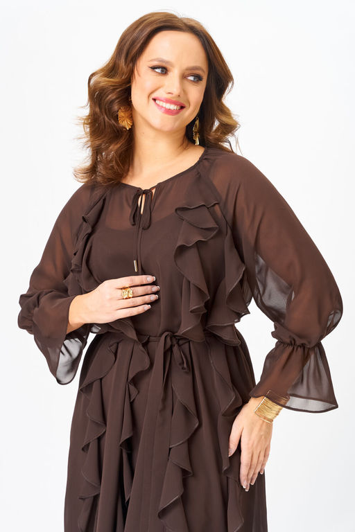 Платье BAGIRA ANTA 1091 шоколад фото 7
