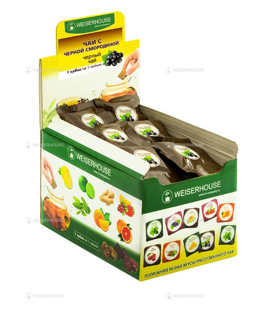 Чай с черной смородиной кубики 5-7 гр. ШТ 1упХ50 шт