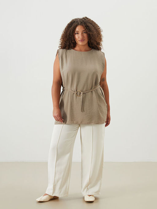 Bisiklet Yaka Ku?akl? Bluz