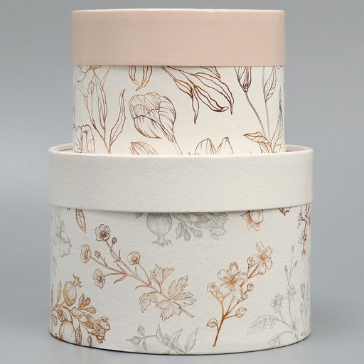 Набор коробок 2 в 1, упаковка подарочная, «Нежность», 16 х 11.5, 13 х 9 см