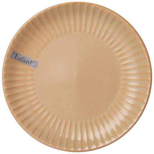 Цена за 6 шт. ТАРЕЛКА ДЕСЕРТНАЯ 19,7 СМ STRIPE COLLECTION ЦВЕТ:СЛИВОЧНЫЙ - Lefard фото 2