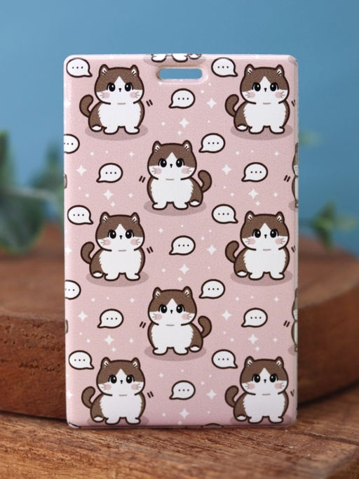 Держатель для карт Аниме Many cute cat (6,5 х 10,4 см)