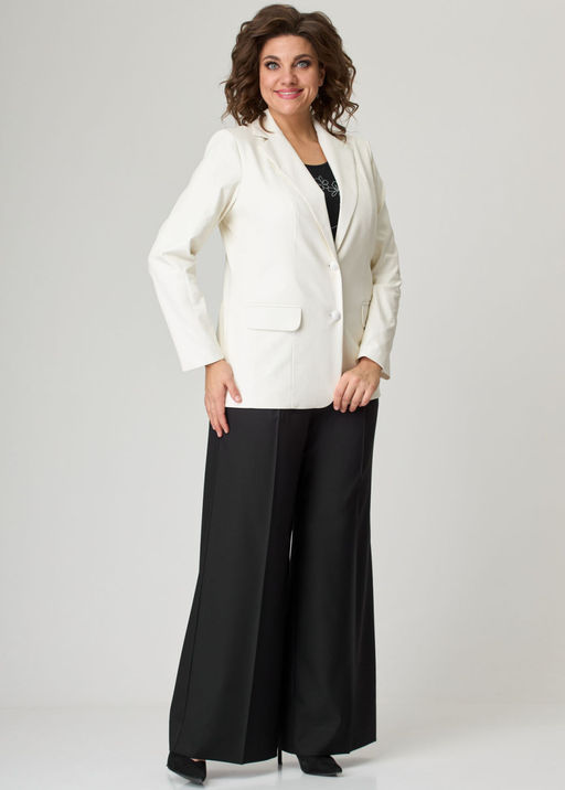 Жакет БелЭльСтиль 203 экокожа молоко фото 3