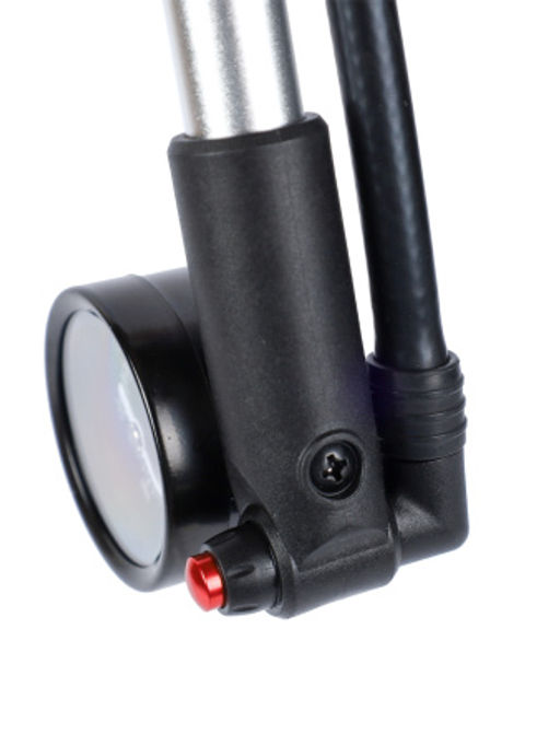 Велонасос для MTB вилок COMIRON PLUG, алюминиевый цилиндр, пластиковая ручка, Presta-Schrader, 20,7 бар (300 Psi). /уп 30 - Галеонтрейд фото 10