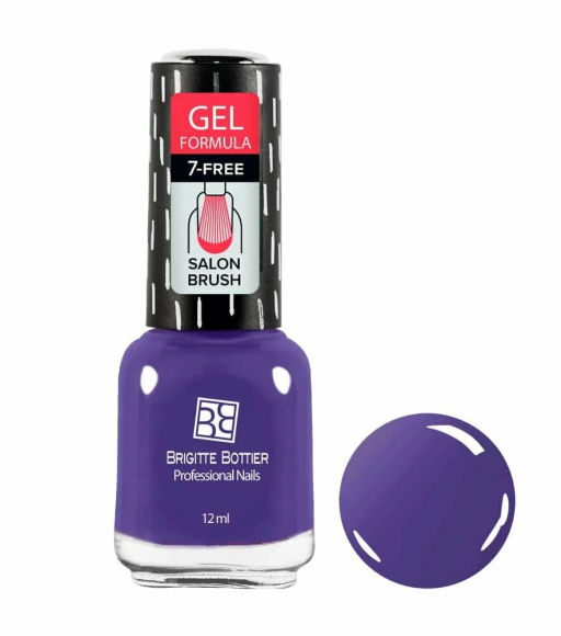 Brigitte Bottier Лак д/ногтей GEL FORMULA тон 02 фиолетовый 12мл BB-GF02