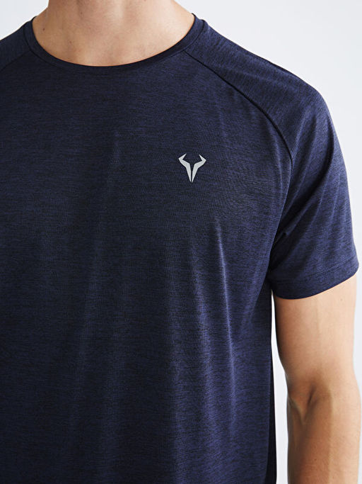 Bisiklet Yaka Erkek Spor Ti??rt