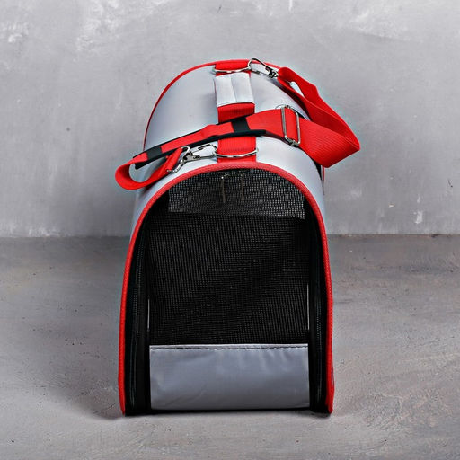 Сумка - переноска раскладная, каркасная Погнали! 45x27x20 см - Пушистое счастье фото 4