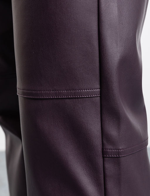 VILATTE / Брюки из эластичной, формоустойчивой эко-кожи  фото 4