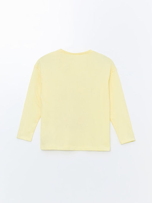 Bisiklet Yaka Tweety Bask?l? K?z ?ocuk Pijama ?st - Waikiki фото 2