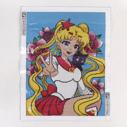 Алмазная мозаика с полным заполнением на холсте «Лунная принцесса», 30×40 см