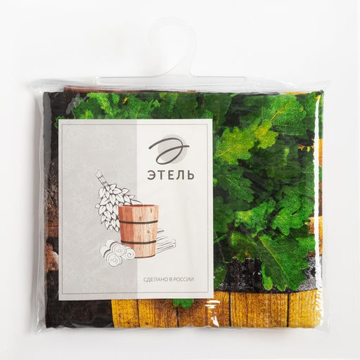 Полотенце Банька парит 60х146 см, 100% хлопок 160гр/м2 - Этель фото 5