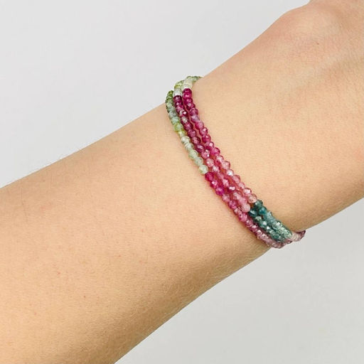 Бусины для украшений из Турмалина микс (160 бусин) 40 см