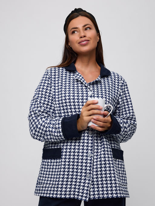 Пижама женская из футера Салли синий - Амадэль фото 25