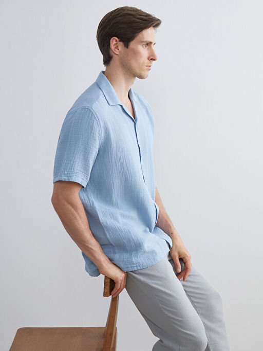 Standart Fit K?sa Kollu Erkek G?mlek