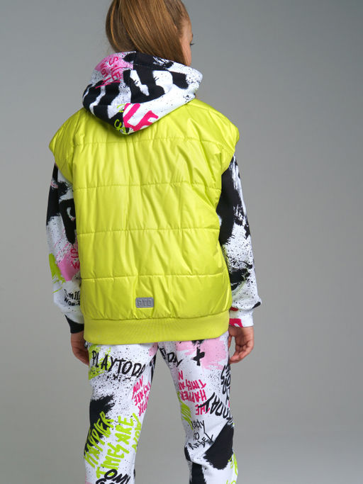 12321136 Жилет с полиуретановым покрытием для девочек