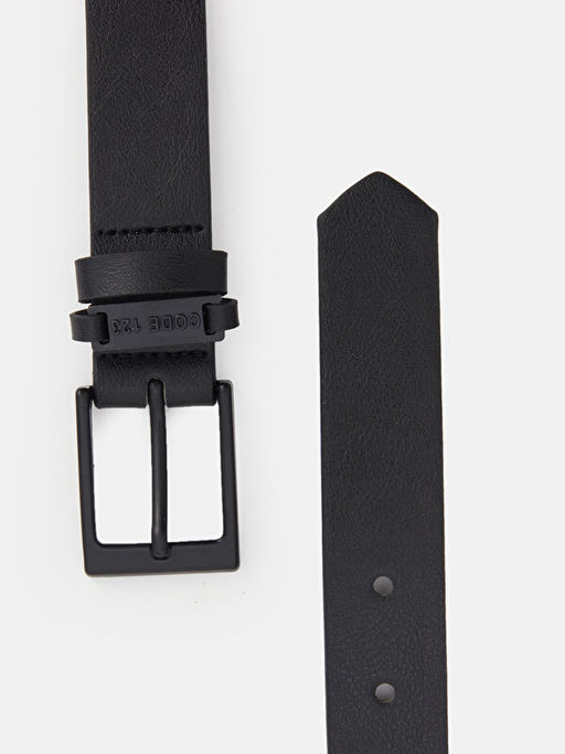 Deri G?r?n?ml? Erkek Kemer - Waikiki фото 3