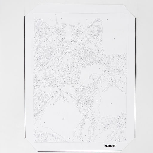 Картина по номерам в тубусе Котята, 30*40 см - Школа талантов фото 4