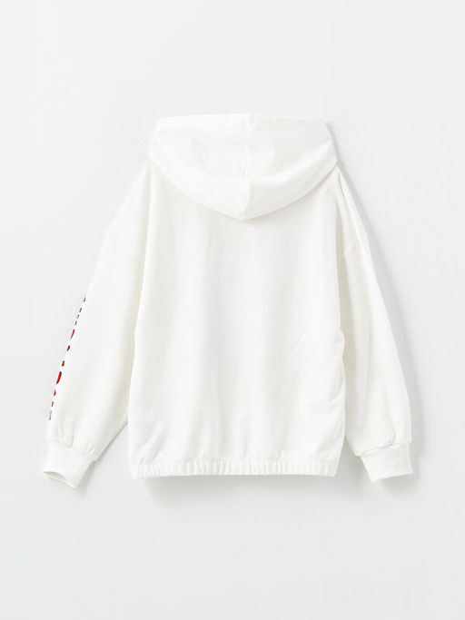 Chipn Dale Bask?l? K?z ?ocuk Kal?n Sweatshirt