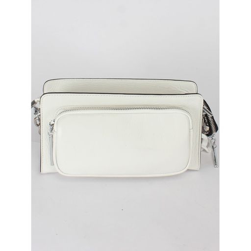 Сумка женская натуральная кожа GU 2033-2573, 1отд, плечевой ремень, белый SALE 245038 - Adelia фото 7