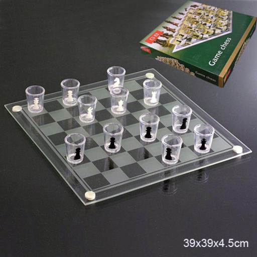 Игра настольная Пьяные шахматы 39х39 см / GB086L /уп 10/ - Галеонтрейд фото 3