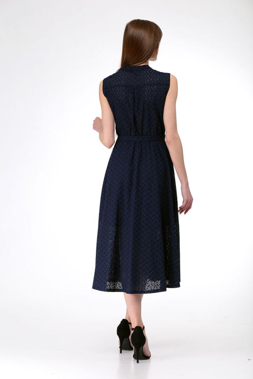 Платье AMORI 9529 синий  фото 3