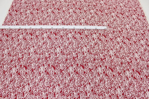 Штапель Муравушка цв.винтажно-малиновый, ш.1.44м, вискоза-100%, 90гр/м.кв - Купава фото 4