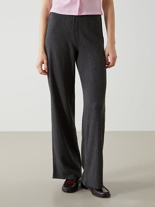 Beli Lastikli Dokulu Kad?n Pantolon