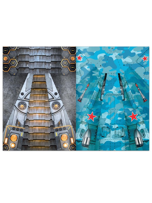 Книги - вырезалки «Бумажные самолёты», набор 2 шт. по 20 стр.