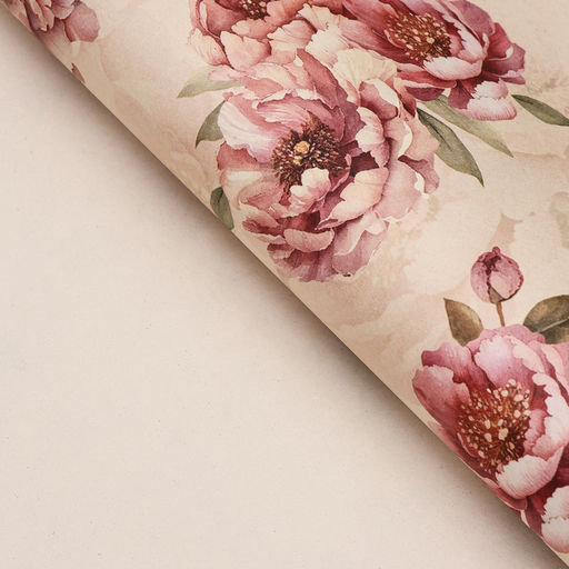 Цена за 2 шт. Бумага упаковочная, крафт Бутон, 70?100 см, 1 лист