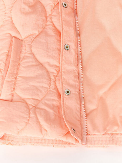 Kap??onlu Kapitone Desenli K?z ?ocuk Mont - Waikiki фото 2