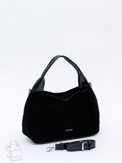 Сумка женская кожаная 92107MSS black Velina Fabbiano-Safenta