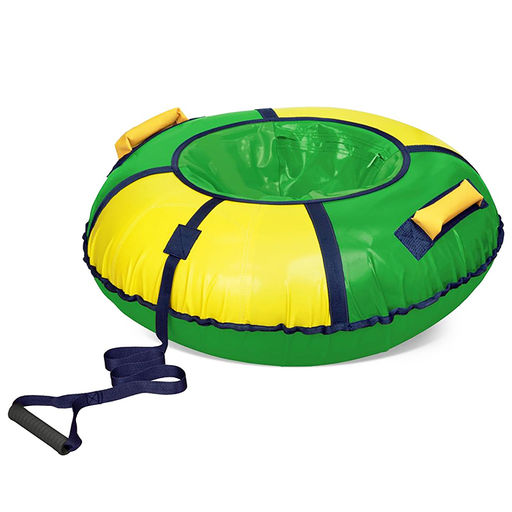 Игрушка. Тюбинг "Классик" 70см (зеленый-желтый)