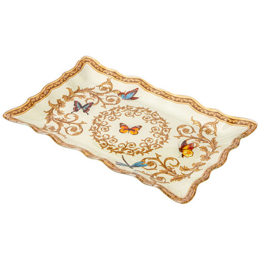 Цена за 6 шт. БЛЮДО ДЛЯ СЕРВИРОВКИ КОЛЛЕКЦИЯ MONOGRAM25*16*2,5 СМ - Lefard фото 2