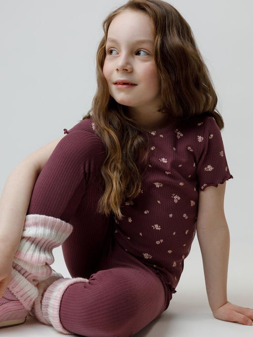 КР 400873/бордовый 1411 к651 брюки (лосины) для дев