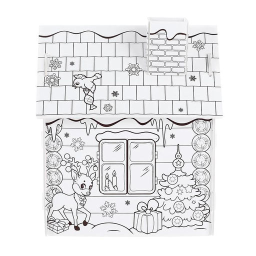 Домик-раскраска 3 в 1 Новогодний хоровод - Zabiaka фото 7