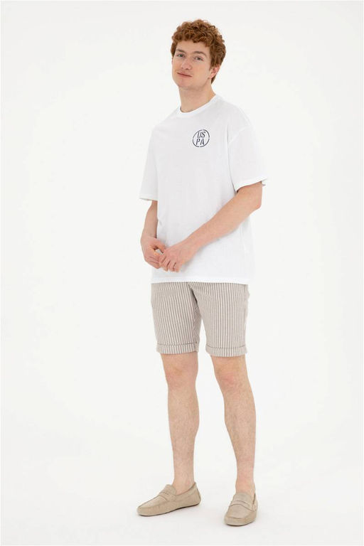 Футболка мужская U.S. Polo Assn хлопок белая  фото 4