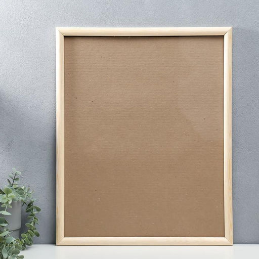 Фоторамка для фото 40×50 см Beatrice, белое дерево, (пластиковый экран)