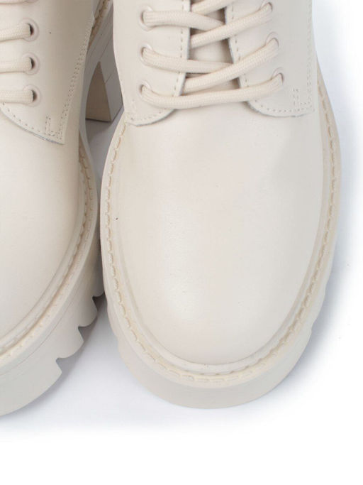 01-C1802-3 BEIGE Ботинки демисезонные женские (натуральная кожа) - Фабричный китай фото 10