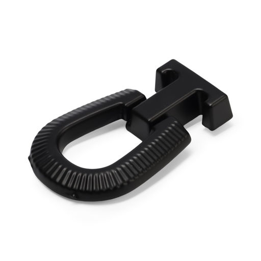 Цена за 3 шт. Ручка-кнопка CAPPIO EARRING, алюминий, цвет черный