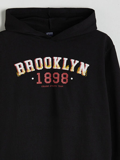 Kap??onlu Erkek ?ocuk Sweatshirt