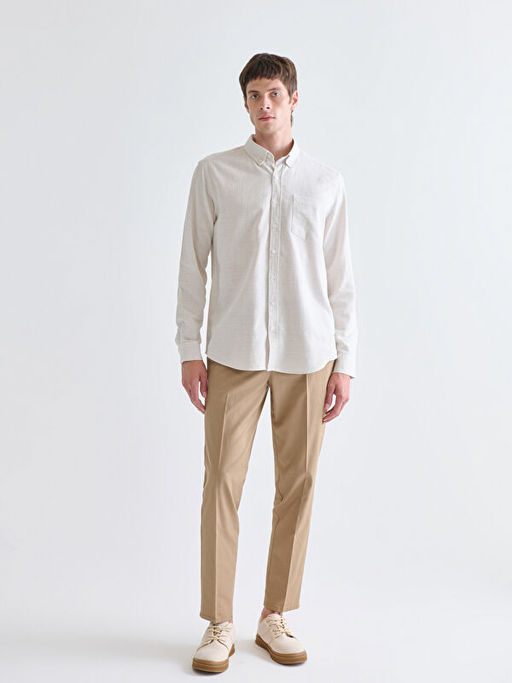 Regular Fit Uzun Kollu Arm?rl? Erkek G?mlek