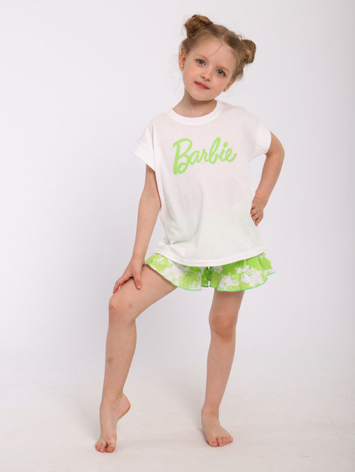 ПЖ053 Пижама "Barbie" (салатовый)