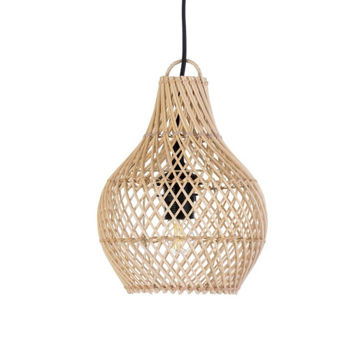 Светильник потолочный из ротанга «Йоги», 1×120 Вт, Е27, 20×20×25 см