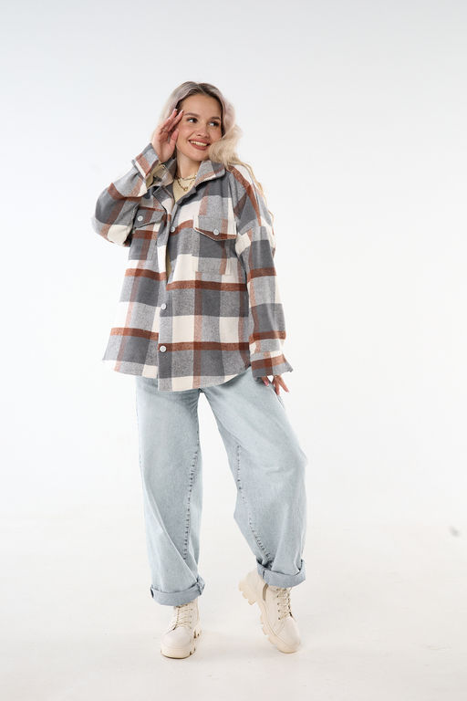 Рубашка женская в клетку РЖК-01