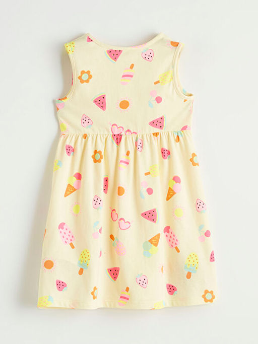 Desenli K?z ?ocuk Elbise