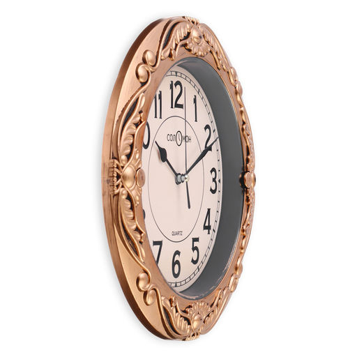 Часы настенные интерьерные «Кимберли», плавный ход, d-26 см, циферблат d-19.5 см