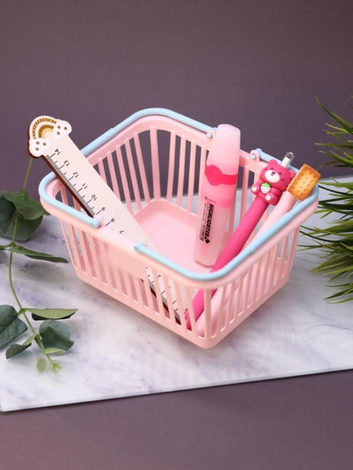 Органайзер настольный "Basket", pink