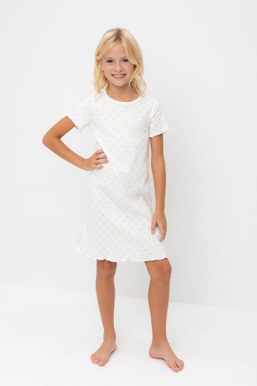 К 1180/24/сердечки на сахаре сорочка для дев