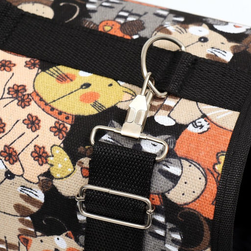 Сумка-переноска каркасная Кошки, размер M, 40 х 21 х 27 см - Пижон фото 5