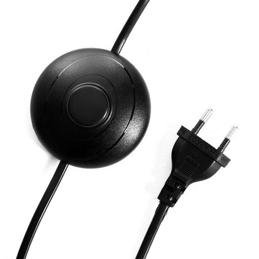 Торшер 1341055ML/3 BK, 3×15 Вт E27, чёрный, белый